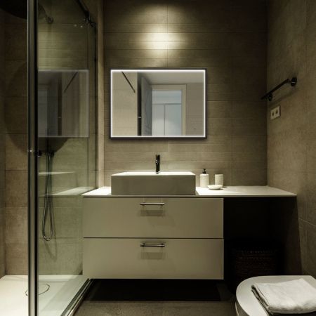 Зеркало с подсветкой Abber AG6110SCL-0.8 80х60