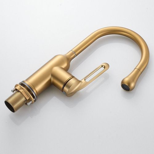 Смеситель Raffine F101G на раковину золото - фото 5