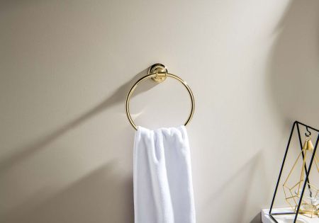 Полотенцедержатель Aquatek КЛАССИК AQ4512PG