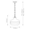 Светильник подвесной Feiss Cadence (Цаденце) FE-CADENCE-2P-MB