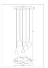 Люстра каскадная Arte Lamp Gala (Гала) A2720SP-5SG