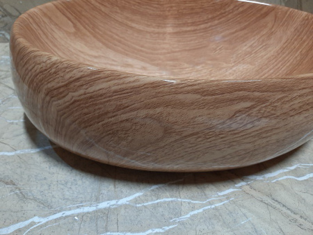 Раковина из санфаянса CeramaLux 578-1 50х36 накладная цвет коричневый