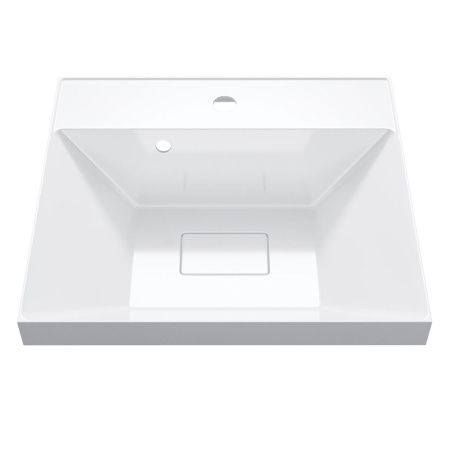 Раковина из искусственного камня Uperwood Classic New 2910210024 50х50 полувстраиваемая цвет белый