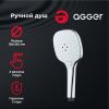 Душевая лейка Agger AHS05 цвет хром
