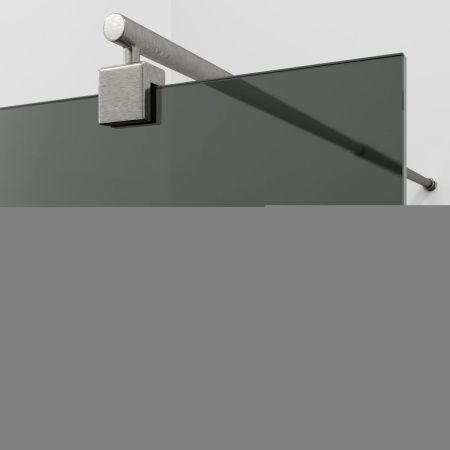 Душевая перегородка Wasserkraft Rur 30W 30W39BN-TG 90х200 стекло тонированное профиль никель