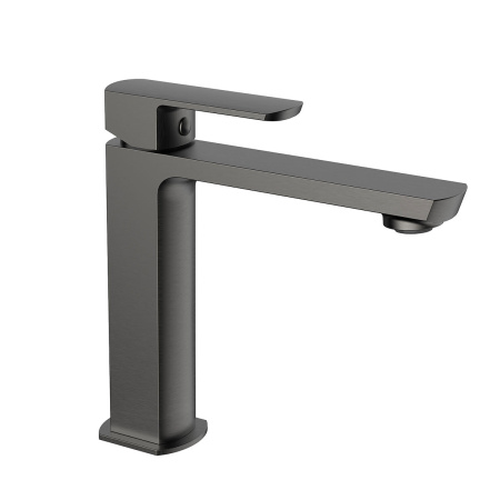 Смеситель Vincea Next VBF-1N1GM на раковину вороненая сталь