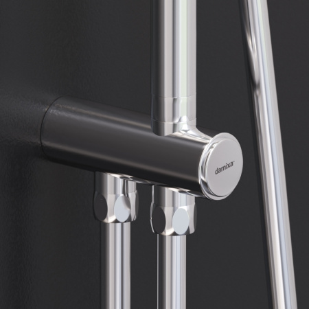 Душевая стойка Damixa Apollo 947000000 настенная цвет хром