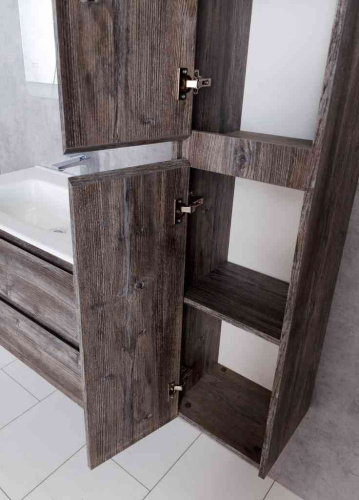 Шкаф-пенал BelBagno Kraft KRAFT-1600-2A-SC-PP-L 33x30x160 - фото 4