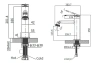 Смеситель Arrow AMP11855 на раковину хром
