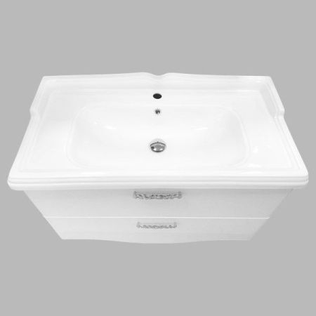 Тумба с раковиной Comforty Монако 00004136346CF 100х50 напольная цвет белый