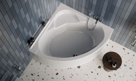 Ванна акриловая Santek Карибы 1WH111982 140х140 угловая четверть круга без каркаса