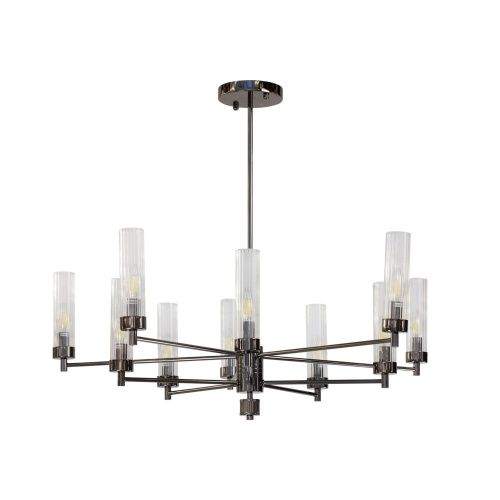 Люстра на штанге AM Group Indigo (Индиго) INDIGO SP10 PEARL BLACK - фото 4