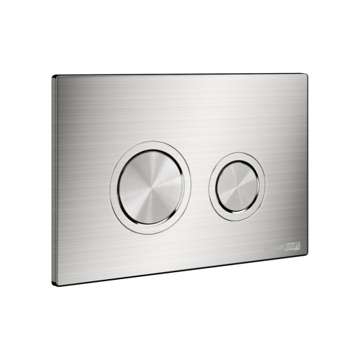 Клавиша смыва механическая Wasserkraft BN01 цвет никель - фото 2