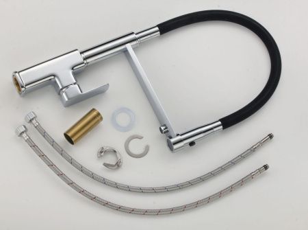 Смеситель для кухни Savol S-L1808-01 на столешницу хром