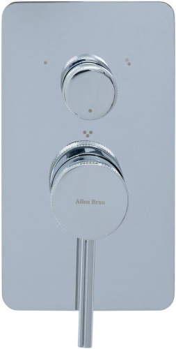 Смеситель для ванны с душем Allen Brau Priority 5.31A11-00 встраиваемый в стену хром без термостата - фото 2