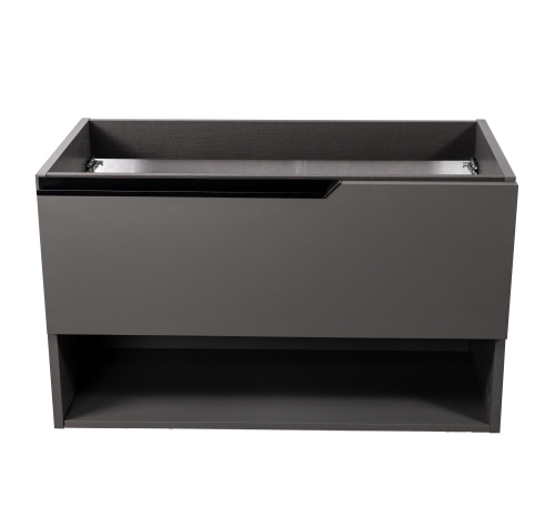 Тумба под раковину Visobath Eleven 85607/Ceniza 100х45х55 подвесная цвет темно-серый - фото 3
