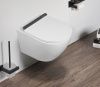 Унитаз подвесной Cerutti SPA CT9956 белый с сиденьем микролифт безободковый смыв торнадо