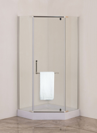 Душевой уголок Agger A03-090TCR/G 86х86 стекло прозрачное профиль хром глянцевый без поддона