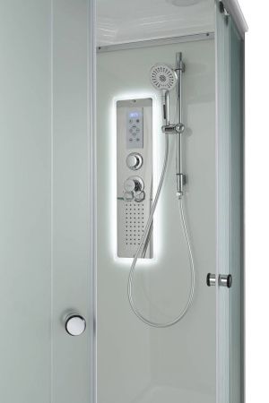 Душевая кабина AvaCan D D2012LLED 120х80 асимметричная с крышей ориентация левая