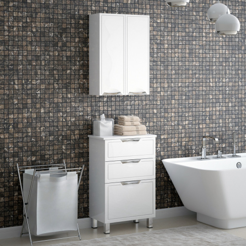 Комод Corozo Монро SD-00000781 51х30х82 напольный цвет белый - фото 3 Комод Corozo Монро SD-00000781 51х30х82 напольный цвет белый - фото 3