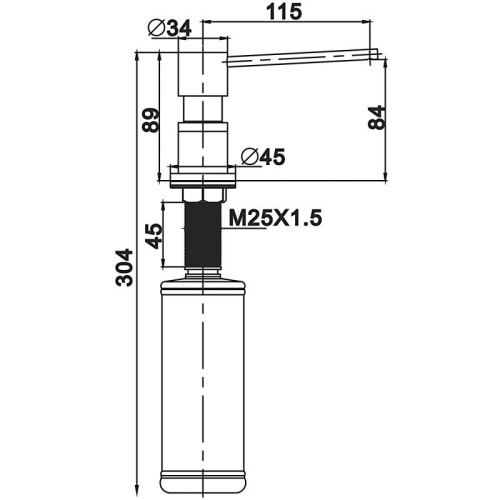 Дозатор для жидкого мыла Gappo G402-9 - фото 2