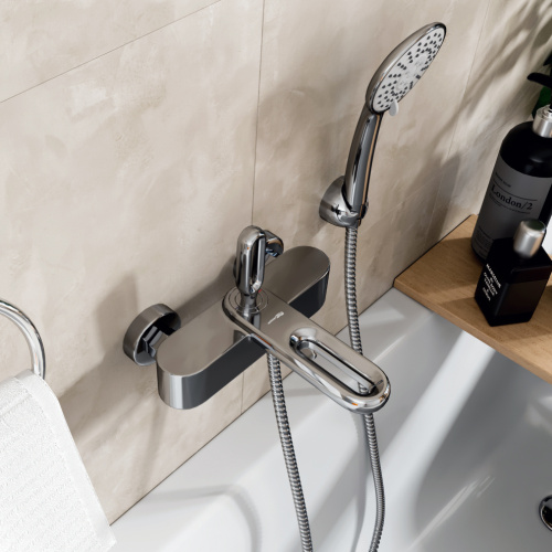 Смеситель для ванны WasserKRAFT Kammel 1800 1801 настенный хром без термостата - фото 4