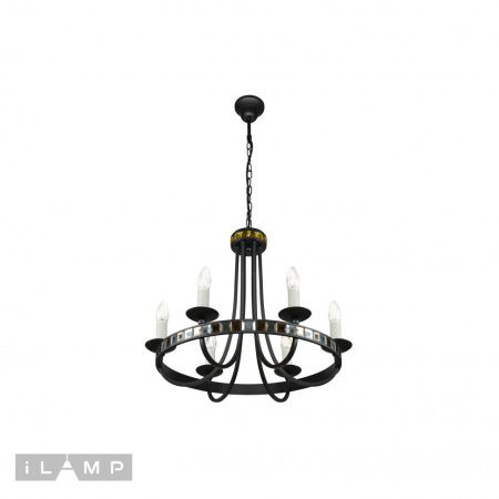 Люстра подвесная iLamp Dream (Дреам) 10190-6P BK