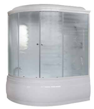 Душевой бокс Royal Bath ALP RB140ALP-C-R 140х95 асимметричная с крышей ориентация правая