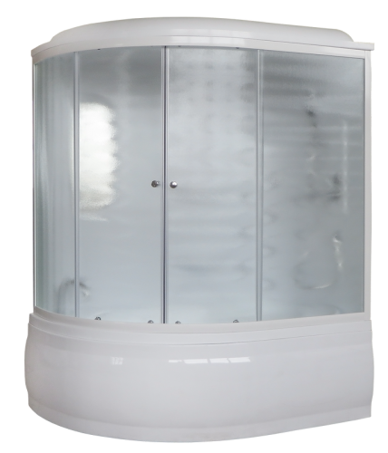 Душевая кабина Royal Bath ALP RB140ALP-C-R 140х95 асимметричная с крышей