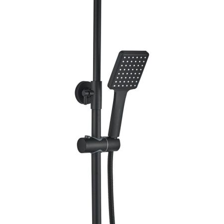 Душевая стойка Haiba HB24817-7 настенная цвет черный