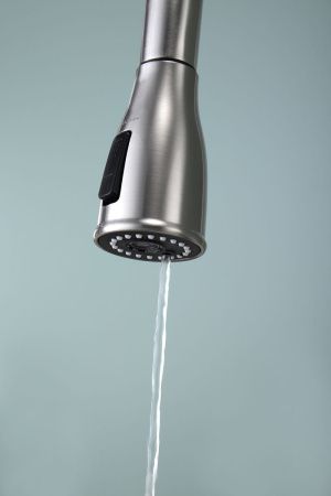 Смеситель для кухни Paulmark LANGE La214212-BS на мойку никель