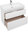 Тумба с раковиной Aquanet Бруклин 00212598 90х40 подвесная цвет белый