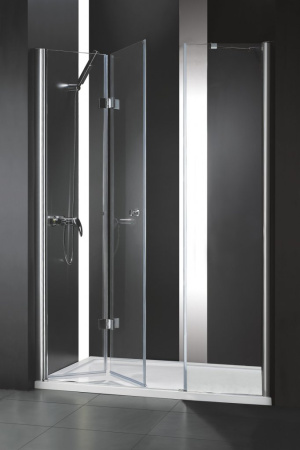 Душевая дверь Cezares ELENA ELENA-W-BS-13-100+40/40-C-Cr 173х195 стекло прозрачное профиль хром глянцевый