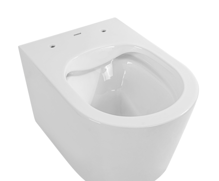 Унитаз подвесной CHARUS TORRE BIANCA EWC700-130W белый с сиденьем микролифт безободковый каскадный смыв