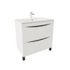 Тумба с раковиной Iddis Cloud CLO80WFi95K 80х50 напольная цвет белый