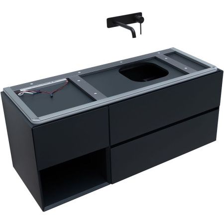 Тумба под раковину Allen Brau Infinity 1.21007.AM 120х50 подвесная цвет черный