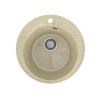 Кухонная мойка Practik PR-475 PR-M-475-002 50х50 цвет бежевый поверхность глянцевая