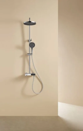 Душевая стойка Arrow AMG13SH868ACP настенная цвет хром с термостатом