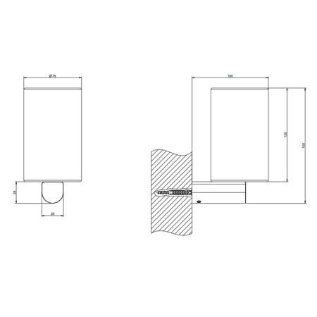 Стакан Gessi Rilievo 59507#299