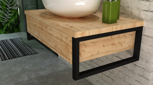 Тумба под раковину 1MarKa Grunge Loft У85843 90х48х25,5 - фото 3