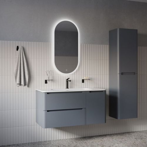 Зеркало с подсветкой IDDIS Uniq UNI9045i98 90х45 цвет белый - фото 2