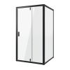 Душевой уголок Niagara Nova NG-83-9AB-A80B 90х80 стекло прозрачное профиль черный без поддона