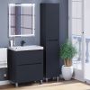 Тумба под раковину Uperwood Tanos 291120332 70х50 напольная цвет черный