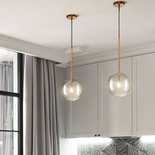 Светильник подвесной Delight Collection Ball Sola (Балл Сола) 9217P/D200 gold - фото 4