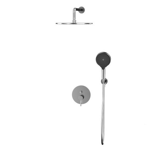 Душевая система Whitecross Y brushed nickel YSET04TOPNIB встраиваемая - фото 2