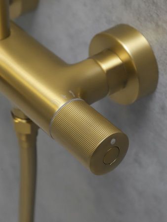Душевая стойка AltroBagno Bilancia AltroBagnoBilancia030429BG настенная цвет золото