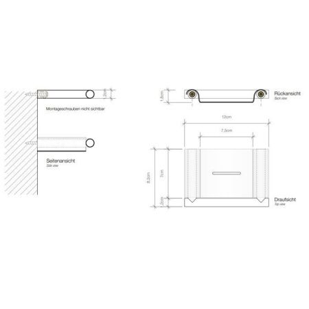 Мыльница Decor Walther Mikado 521660