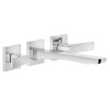 Смеситель для раковины Gessi Rilievo 59090#031 встраиваемый в стену хром (внешняя часть)