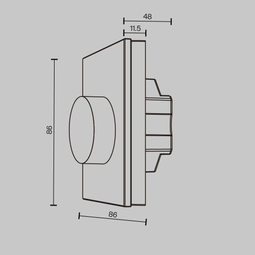 Роторная панель управления  Maytoni Lighting control  711027 - фото 4
