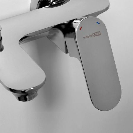 Смеситель для ванны Wasserkraft Dinkel 5800 5801 настенный хром